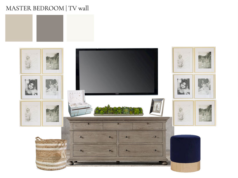 Tranquil Master Bedroom Refresh: Neutral and Navy